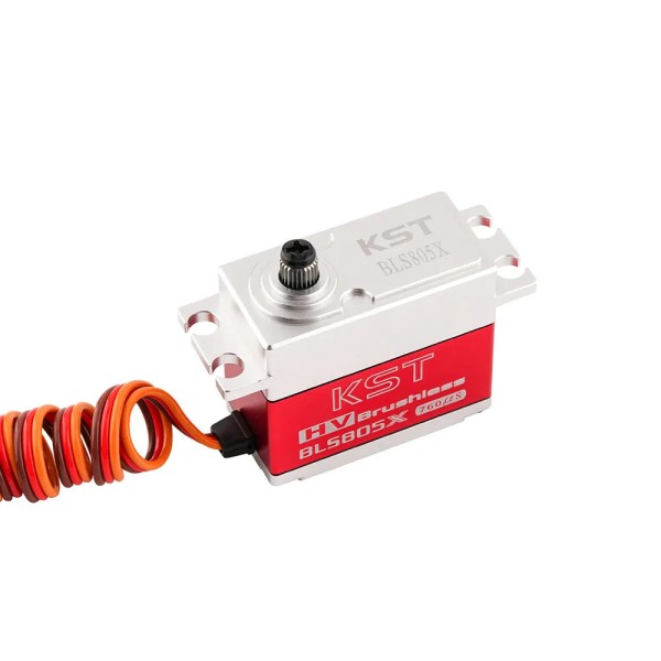 Heiße Verkäufe KST BLS805X7.5Kgf. cm 0,039 Sek. Digitaler bürstenloser Metall zahnrad motor für RC-Hubschrauber der Klasse 550-700